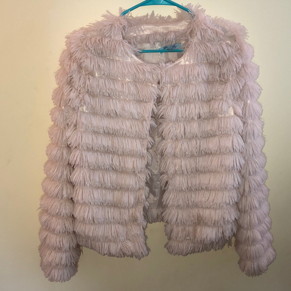 She + Sky Fringe Jacket